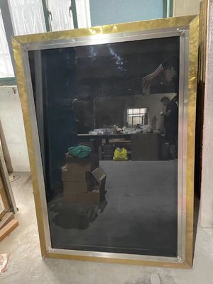 良い価格 壁に装着された シールド窓 シルバー アルミ 40dB 放射線遮断窓 オンライン