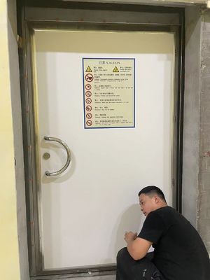 良い価格 鉄製MRIシールドドアASTM放射線防護ドアUL 90分火力 オンライン